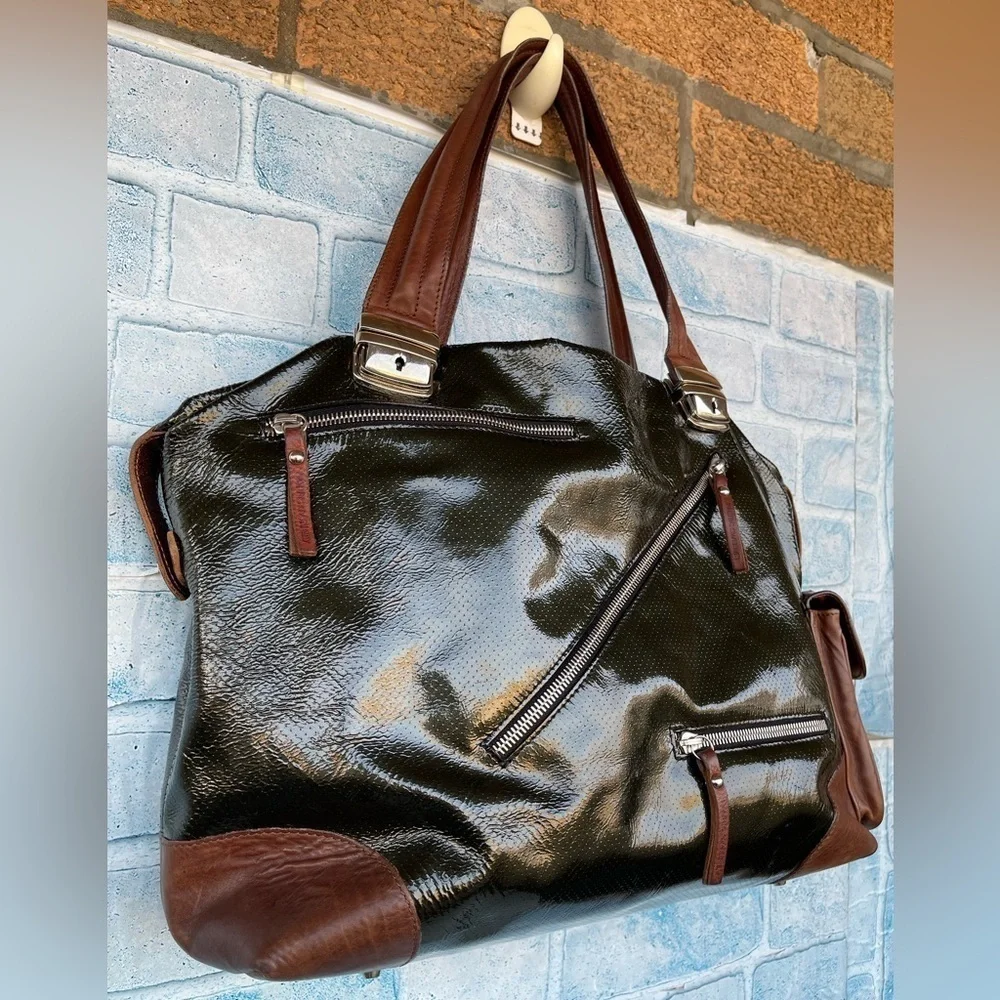 PAURIC SWEENEY Patent leather tote